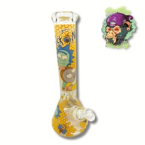 Bong grande de vidrio rick and Morty