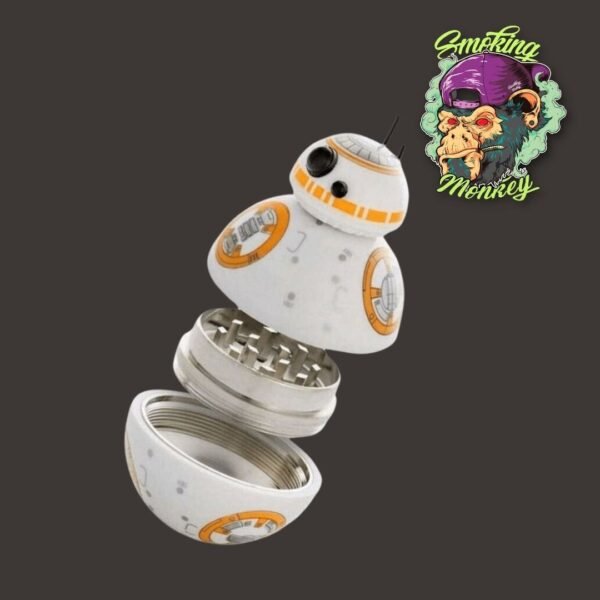 Grinder metal en forma de R2D2