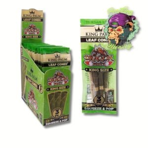 KING PALM LEAF CONES KING SIZE SQUEEZE & POP