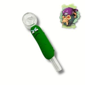 Pipa de vidrio con silicón