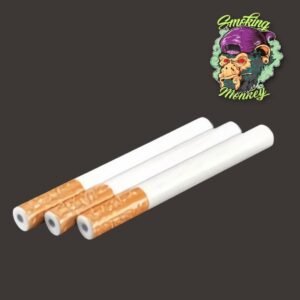 Pipa en forma de cigarro de metal
