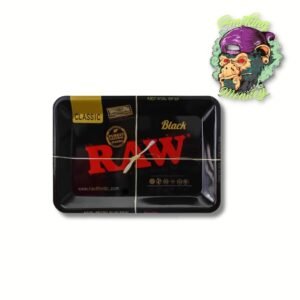 ROLLING TRAY RAW CLASSIC BLACK