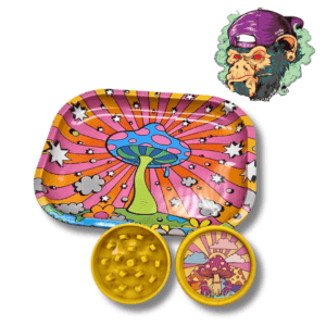 Combo  Rolling tray  Grinder 