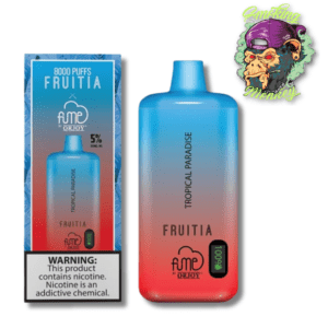 FUME BY QRJOY FRUITIA 8K PUFFS  TROPICAL PARADIS