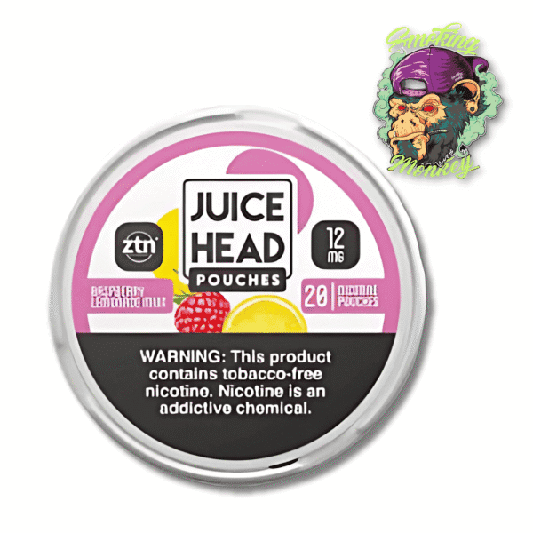 Juice Head pouches raspberry lemonade mint 12 mg